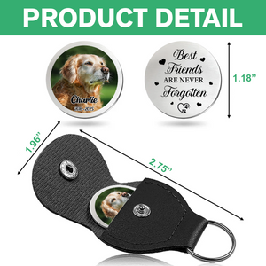 Custom Photo Best Friends Are Never Forgotten Memorial Pocket Hug HA75 897982