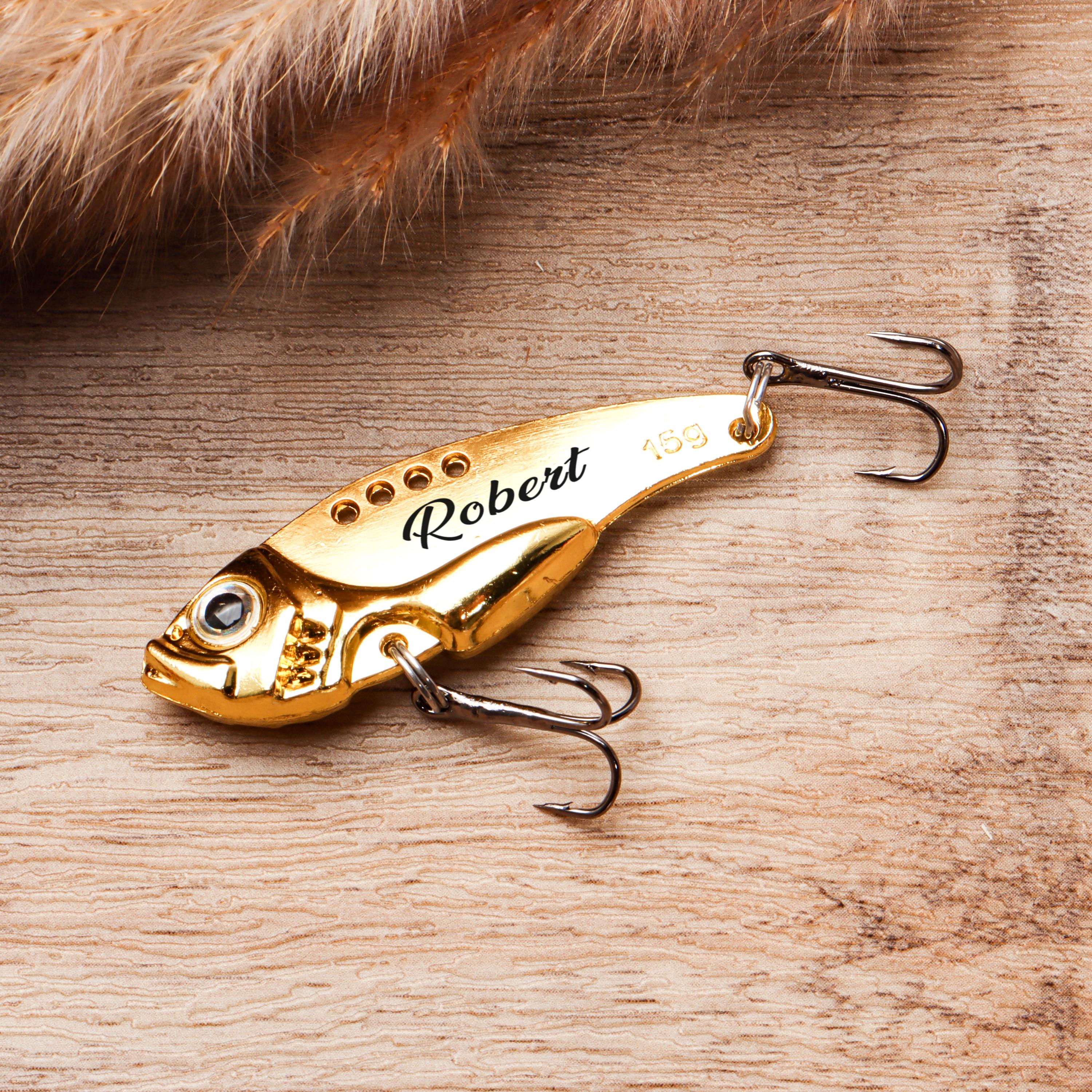 Personalized Name Engraved Fishing Lure, Fishing Gifts, Father's Day Gift