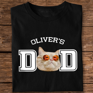 Custom Photo Cat Dad Cat Mom Dark Shirt For Cat Lovers HA75 897234