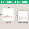 Custom God Bless Baptism Napkins With Cross, Baby Shower & Religious Party Decor LM32 899899