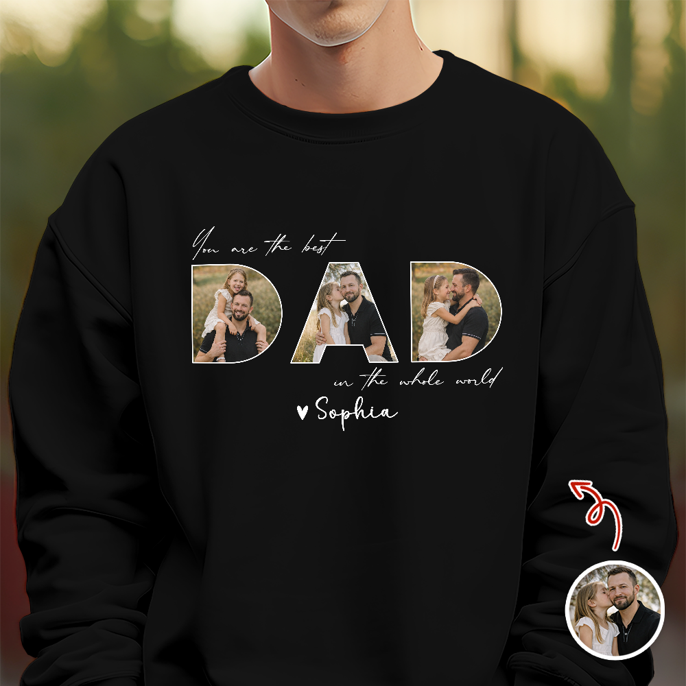 Custom Photo You Are The Best Dad In The Whole World Dark Shirt TH10 169633