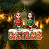 Besties Forever - Personalized Acrylic Ornament LM32 895943