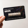 Personalized Funny Gift Happy Graduation BRUH Money Holder Card LM32 899169