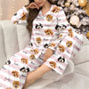 Custom Pet Photo Christmas Pajamas for Pet Lovers LM32 669811