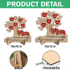 Custom Family Tree Heart 2-Layered Wooden Plaque Gift For Mother's Day CH07 911050