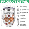 You Left Paw Prints On My Heart For Dog Lover Wine Tumbler TH10 894337