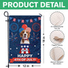 Custom Dog Photo Happy 4th Of July Garden Flag Independence Day Gift CH07 896048