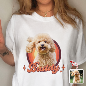 Custom Cute Dog Photo Retro Comfort Shirt For Dog Lovers LM32 895643