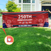 Custom Family Name 250th Anniversary 1776-2026 America Banner CH07 910640