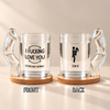 Personalized I F*cking Love You Either Way Works Naughty Glass Mug CH07 180644