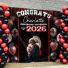 Congrats Class of 2026 Custom Photo And Name Graduation Party Backdrop CH07 899738