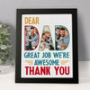 Custom Photo Dear Dad Great Job We're Awesome Thank You Picture Frame Gift For Father's Day HO82 893964