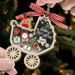 Personalized Baby's First Christmas Shaker Ornament LM32 895801