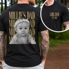 Personalized Vintage Photo Dad, Mom, Grandpa, Grandma Family Front & Back Dark Shirt HA75 921572