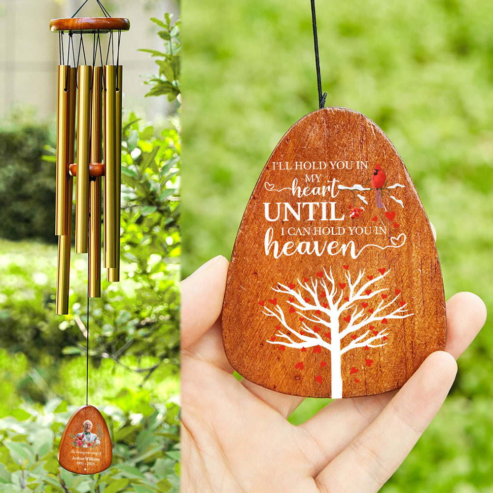 Personalized Cardinal Memorial Wind Chimes Sympathy Gifts LM32 893985