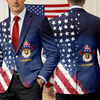 Custom Name American Pride Patriotic 250th Anniversary Eagle Men's Suit HO82 902062