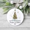 Personalized Name Our First Christmas Together Ceramic Ornament LM32 895601