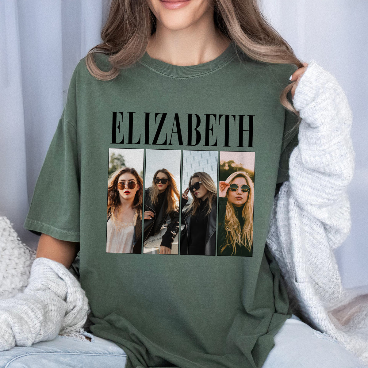 Custom Photo Bootleg Comfort Color Shirt Personalized Vintage Shirt CH07 899374