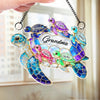 Personalized Turtle Window Hanging Suncatcher Ornament - Gift For Mother's Day HO82 902134