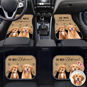 Custom Dog Photo Car Floor Mat For Dog Lovers HO82 894464