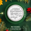 Personalized Name Merry Christmas From Cookie Stamp, Holiday Baker Gift HO82 904110