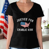 Justice For Charlie Kirk Dark Shirt LM32 65463