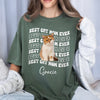 Custom Photo Best Dog Dad Ever Comfort Shirt - Father’s Day Gift for Dog & Cat Owners HA75 921372