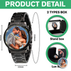 Custom Couple Photo Men's Wrist Watch Gift For Boyfriend, Husband TH10 898451
