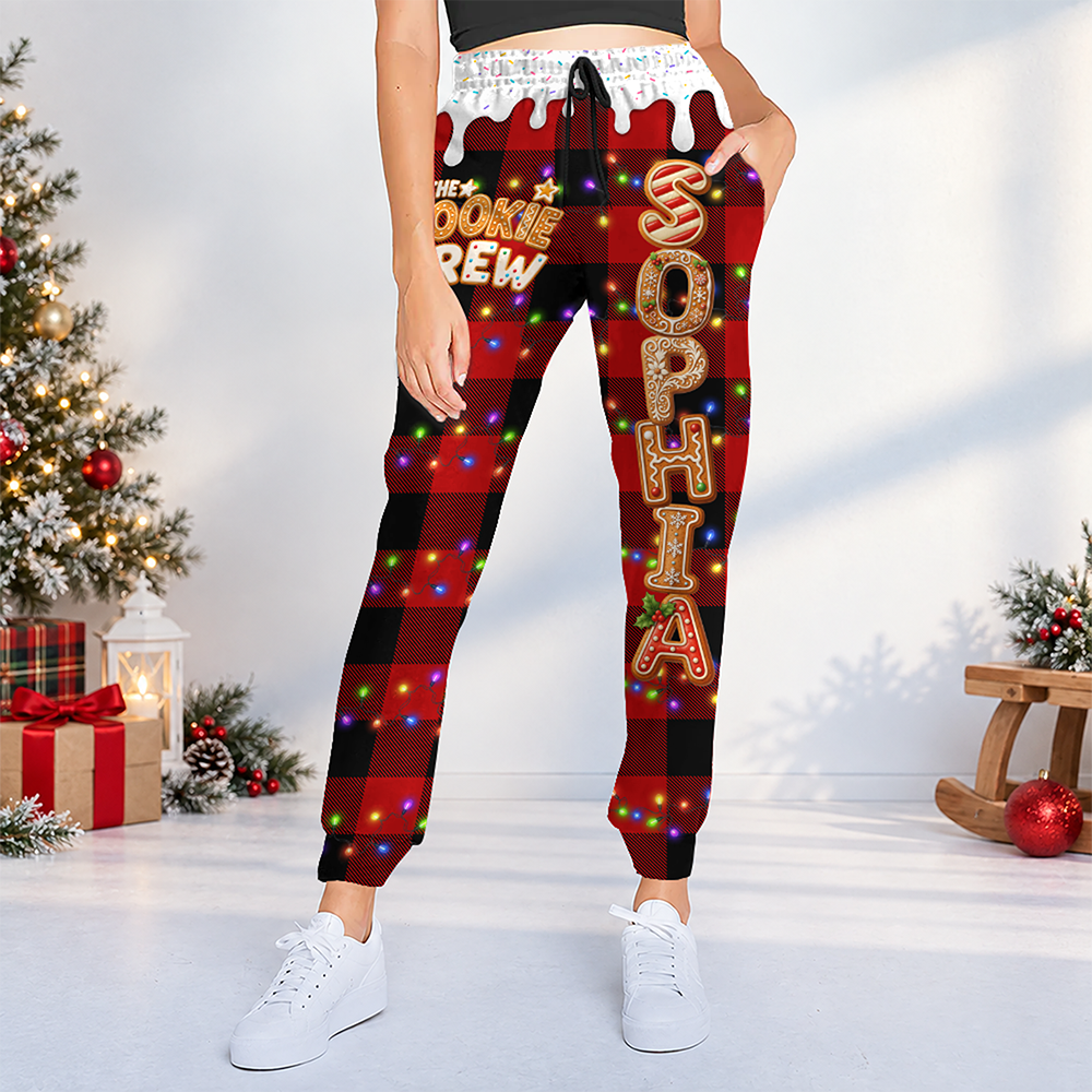Personalized Custom Name The Cookie Crew Sweatpants For Family TH10 170809
