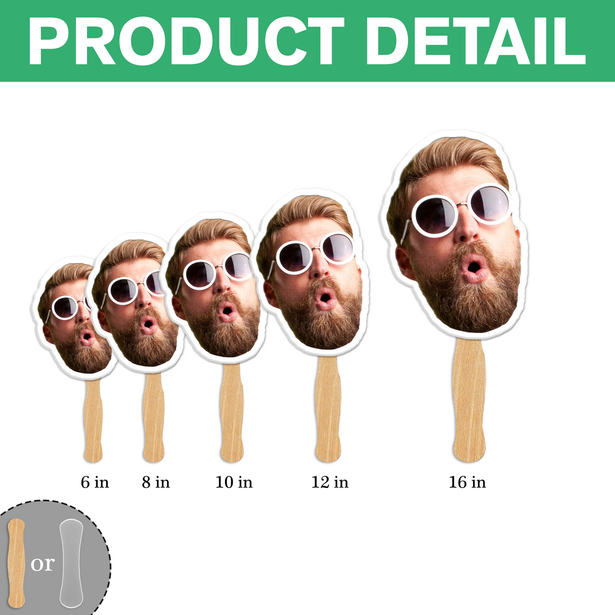 Custom Funny Face Photo For Special Day Face Fan TH10 892531