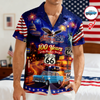 Celebrate 100 Years of Road Route 66 and America 250th Anniversary Custom Car Photo Hawaiian Shirt CH07 910510