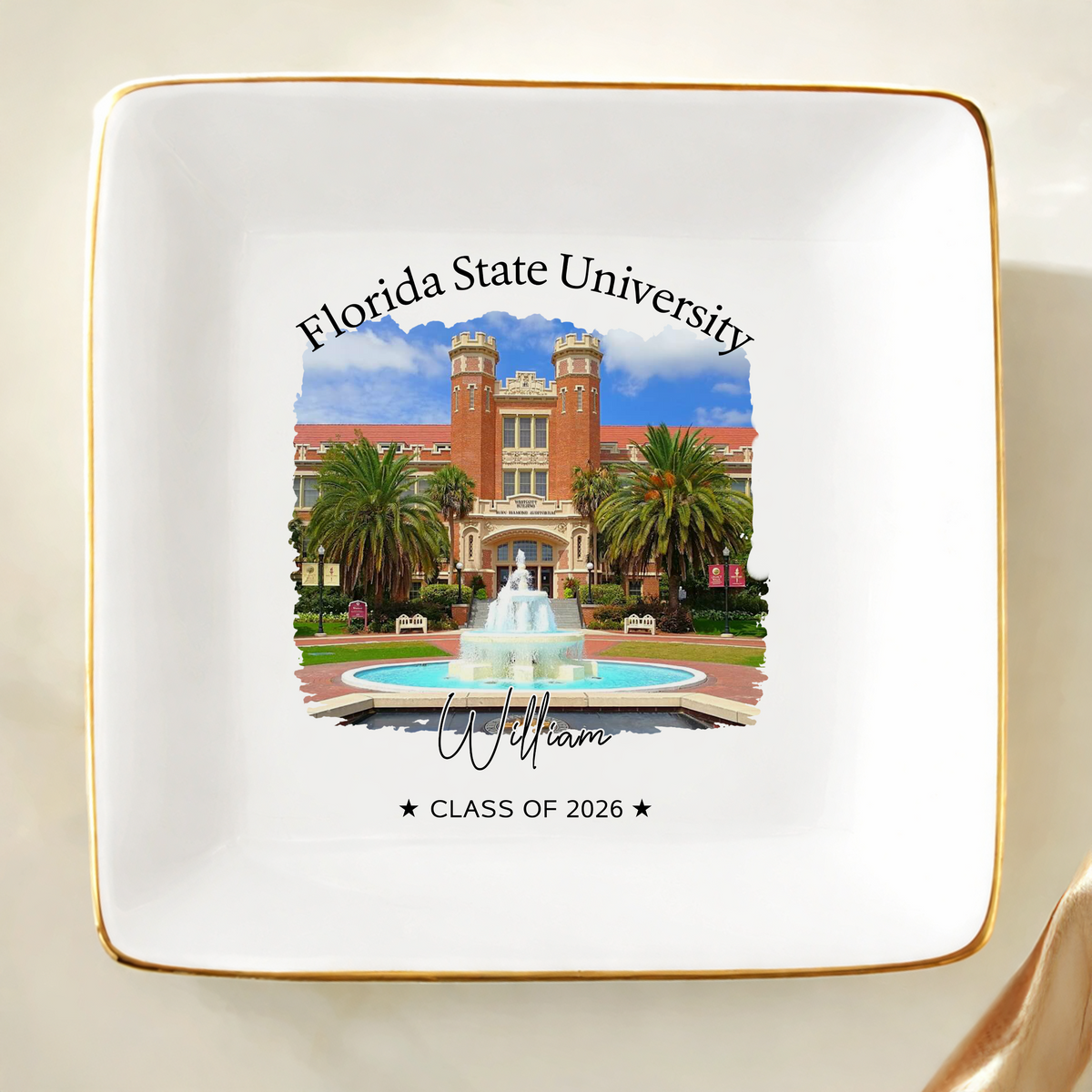 Custom College Graduation Jewelry Dish Graduation Keepsake Gift LM32 669541