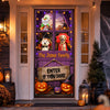 Custom Photo Halloween Dog Cat Door Cover, Pumpkin Porch Decor HO82 903148