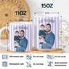 Custom Photo Daddy With Baby Striped Mug for Dad - Father's Day Gift, New Dad Gift LM32 668931