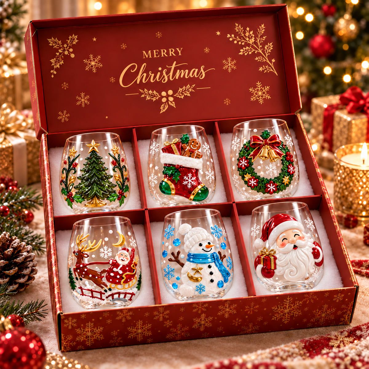 Magical Christmas Glass Cup Gift Collection TH10 171183