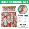 Custom Christmas Family Photo Bedding Set CH07 899936