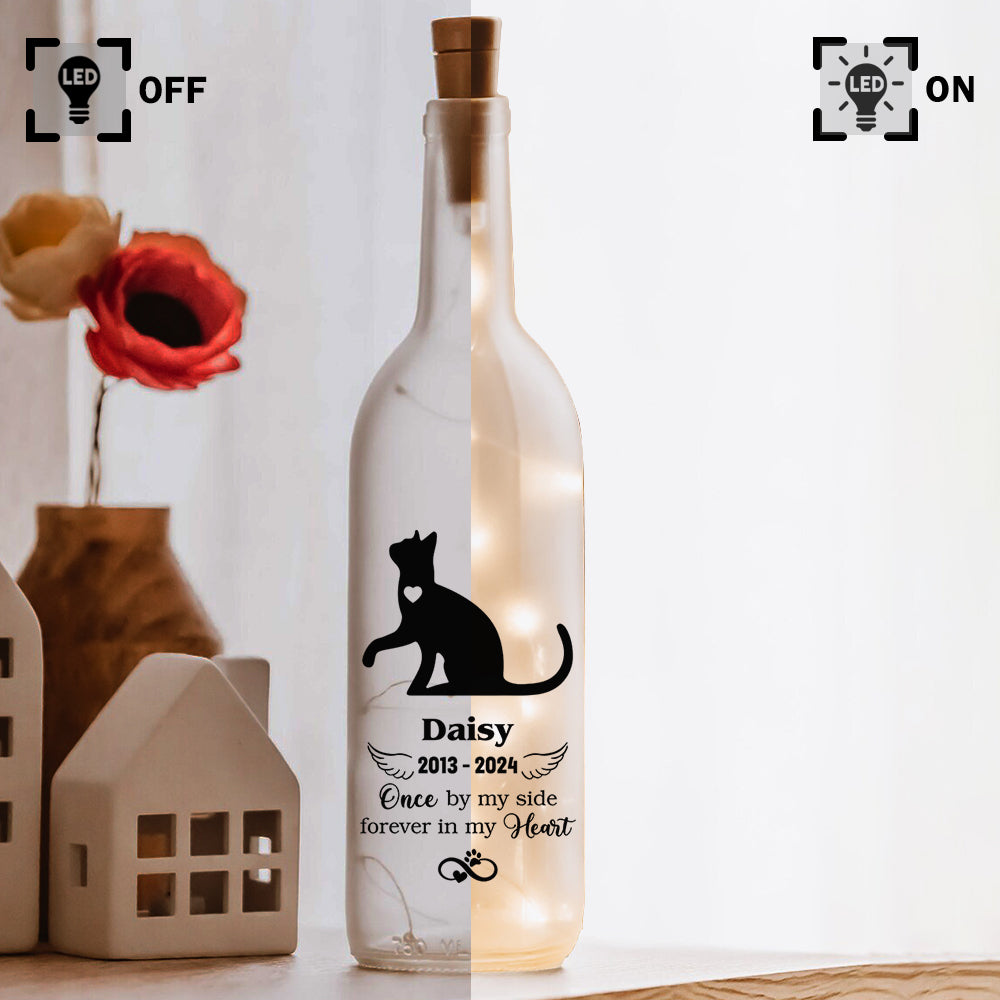 One By My Side, Forever In My Heart Memorial Bottle Lamp TH10 892541