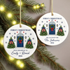 Personalized First Christmas At New Home Christmas Ceramic Ornament HA75 919272
