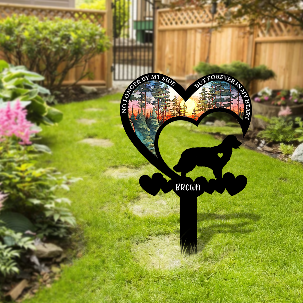 Personalized You Were My Favorite Hello & My Hardest Goodbye Dog Loss Garden Stake LM32 893853