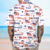 Personalized USA 250th Anniversary Semiquincentennial Hawaii Shirt HO82 901476