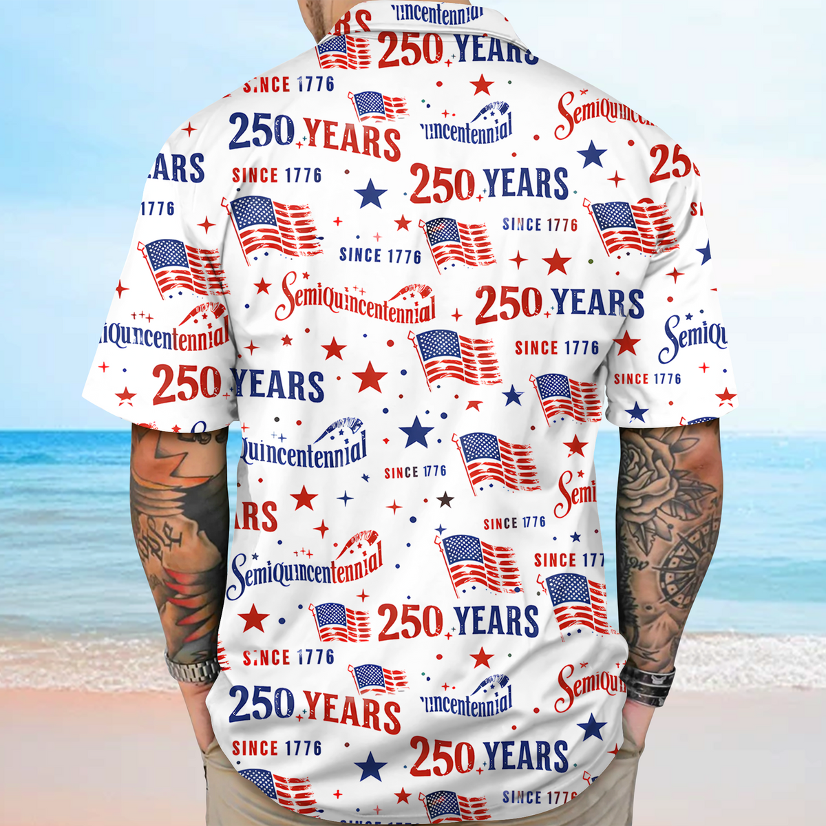 Personalized USA 250th Anniversary Semiquincentennial Hawaii Shirt HO82 901476