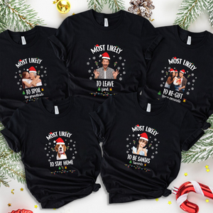 Custom Photo Santa Christmas Matching Family Shirt HO82 900410
