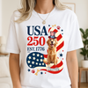 Personalized American Dog 250th Anniversary Patriotic Bright Shirt LM32 899075