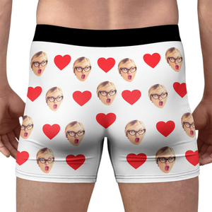 Custom Funny Photo Men's Boxer Briefs Gift For Boyfriend, Husband HO82 900810