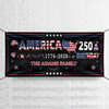Personalized Family Name 250 Anniversary USA Banner HA75 920900