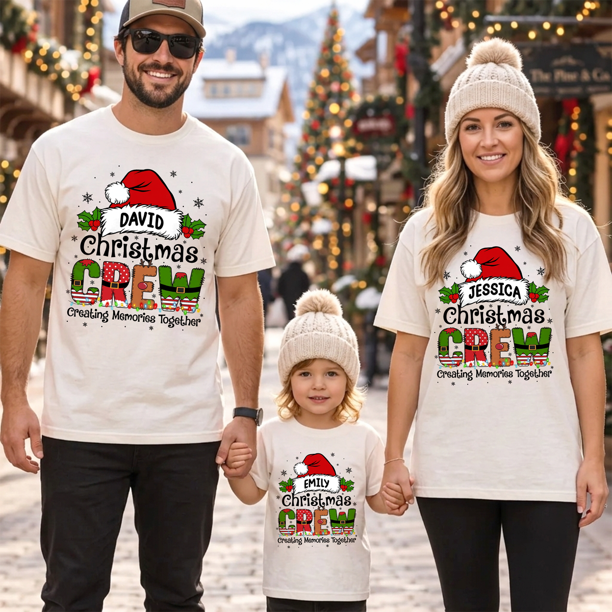 Personalized Christmas Crew Matching Family Shirt Xmas Party Gift TH10 171323