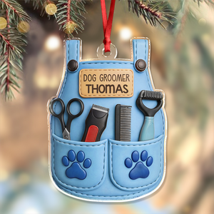 Personalized Pet Groomer Christmas Acrylic Ornament LM32 895489
