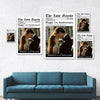 The Love Gazette Custom Couple Photo Newspaper Style Poster Canvas Anniversary Gift for Couple CH07 896484