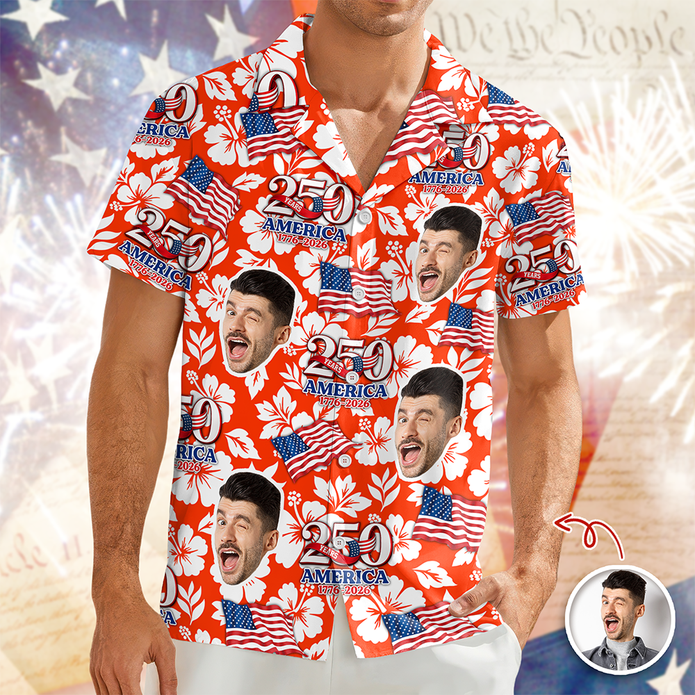 Custom Photo 250th America Hawaii Shirt TH10 169053