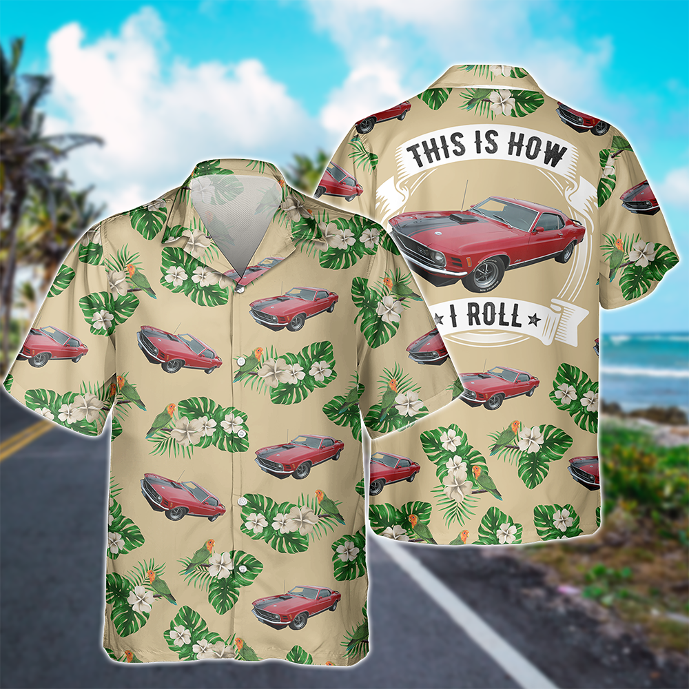 This Is How I Roll - Personalized Upload Vehicle Photo Hawaiian Shirt For Biker CH07 895684